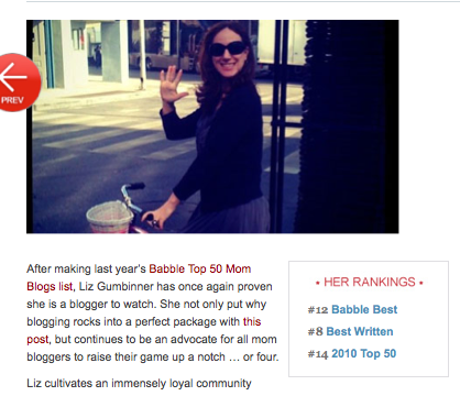 babble top mom bloggers